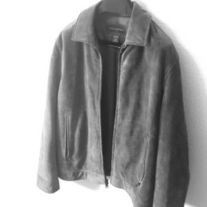 Banana Republic Suede Leather Jacket